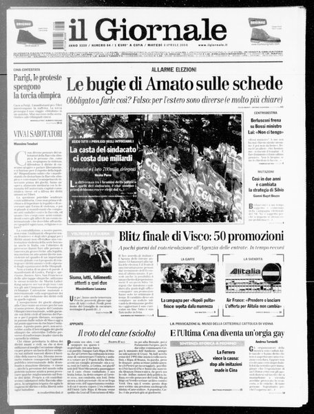 Il giornale : quotidiano del mattino